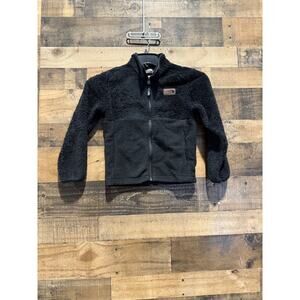 The North Face- Black Fleece- Zip Up Jacket- Women Size 7/8
